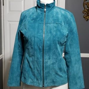 CHICO'S Genuine SUEDE LEATHER JACKET